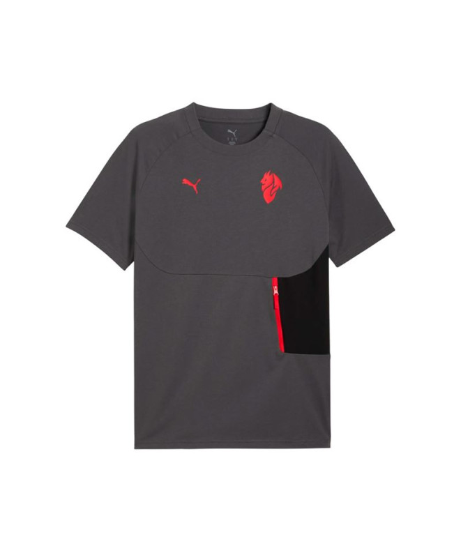 Camiseta de Futebol Puma AC Milan tech PockeShadow Gray-For, Homem