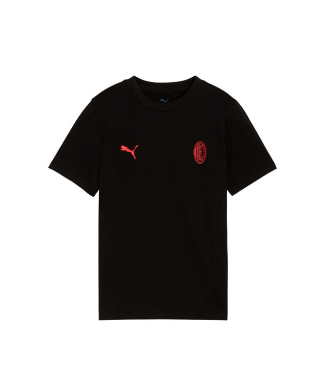 Camiseta de Fútbol Puma AC. Milán Ftbless Black For Infantil