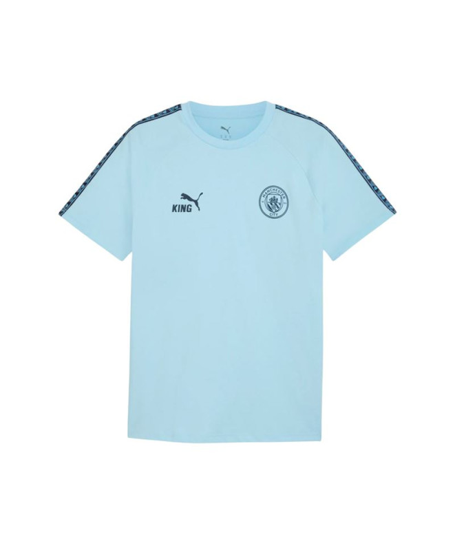 Camiseta de Futebol Puma Manchester City King Silver Sky Deep Navy Homem