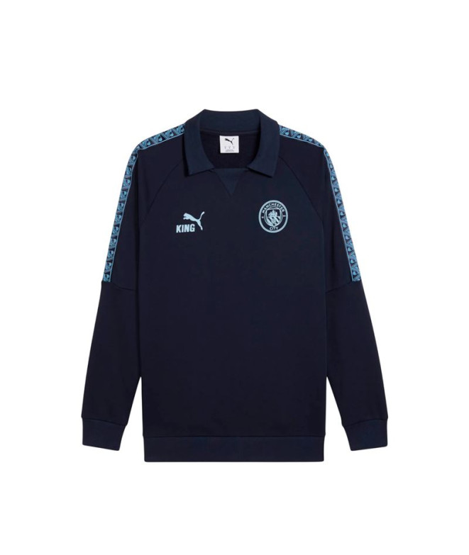 Camiseta de Futebol Puma Manchester City King Drill Top Deep Navy Team Homem