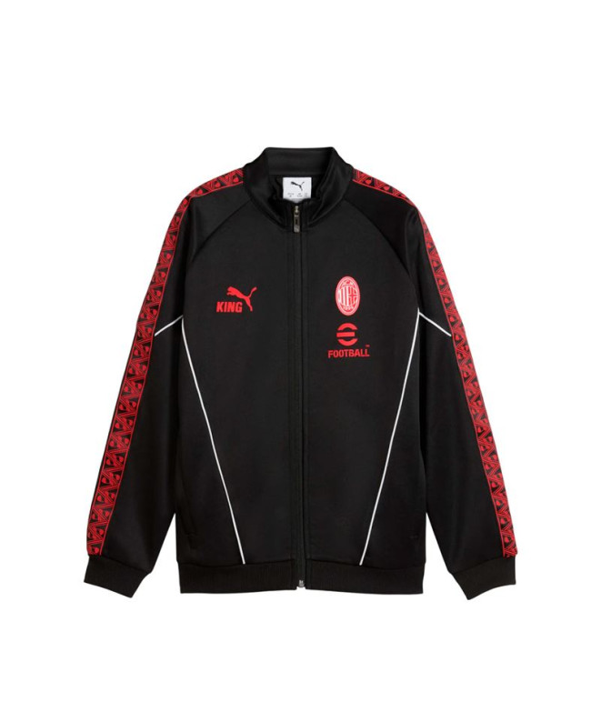 Casaco de Futebol Puma AC. Milão King Anthem Jack Black F Infantil
