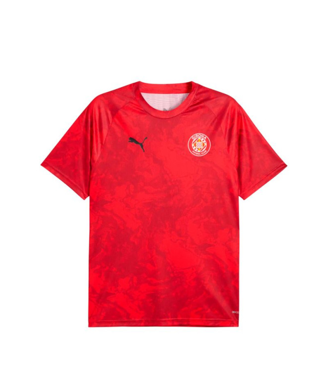 Camiseta de Futebol Puma Girona Warm Up, Vermelho- Bl, Homem