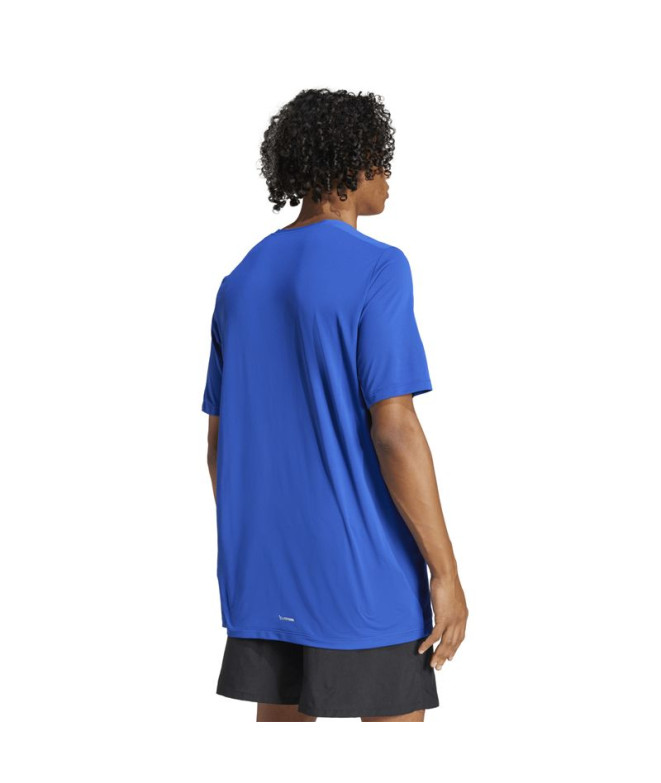 Camiseta de Montanha adidas Mt Log Tech Homem Azul