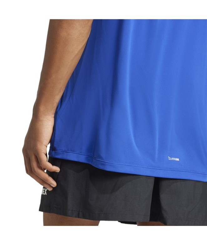 T-shirt de Montagne adidas Mt Log Tech Homme Bleu