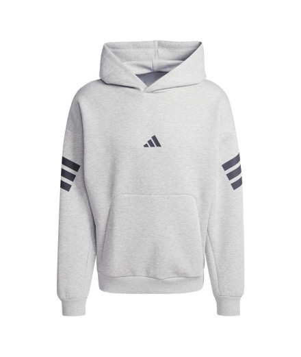 Moletom adidas Future Icons 3 Bandas Hd Homem Cinza