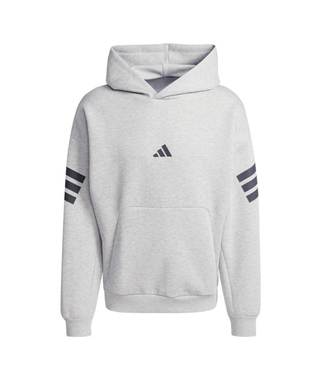 Moletom adidas Future Icons 3 Bandas Hd Homem Cinza