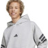 Moletom adidas Future Icons 3 Bandas Hd Homem Cinza