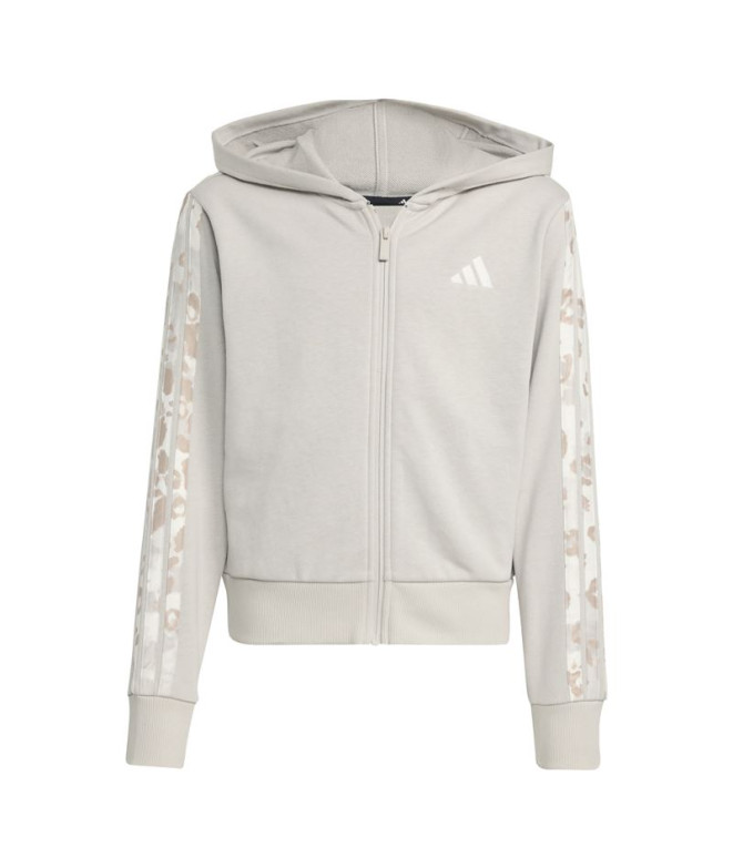 Casaco adidas Animal 3S Ft Hd Menina Cinza