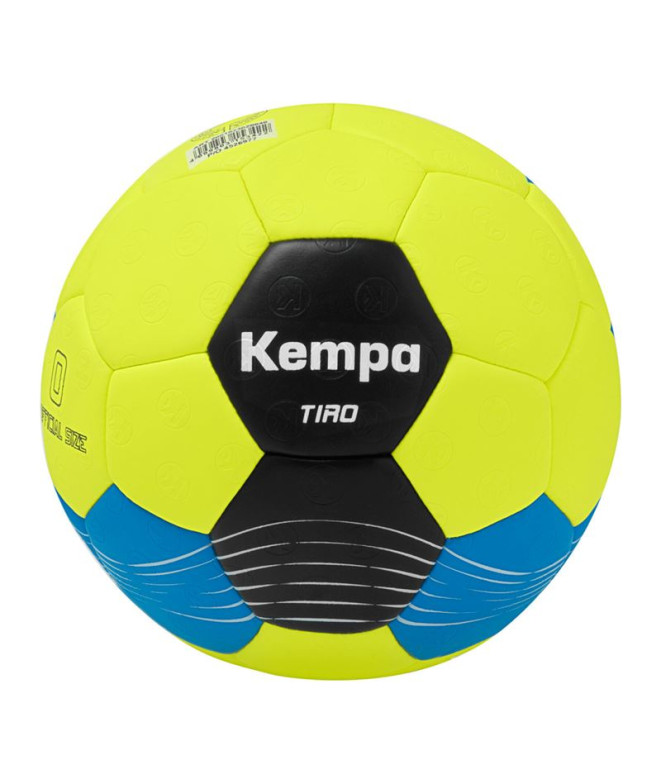 Balle de Handball Kempa Tir jaune fluo/bleu