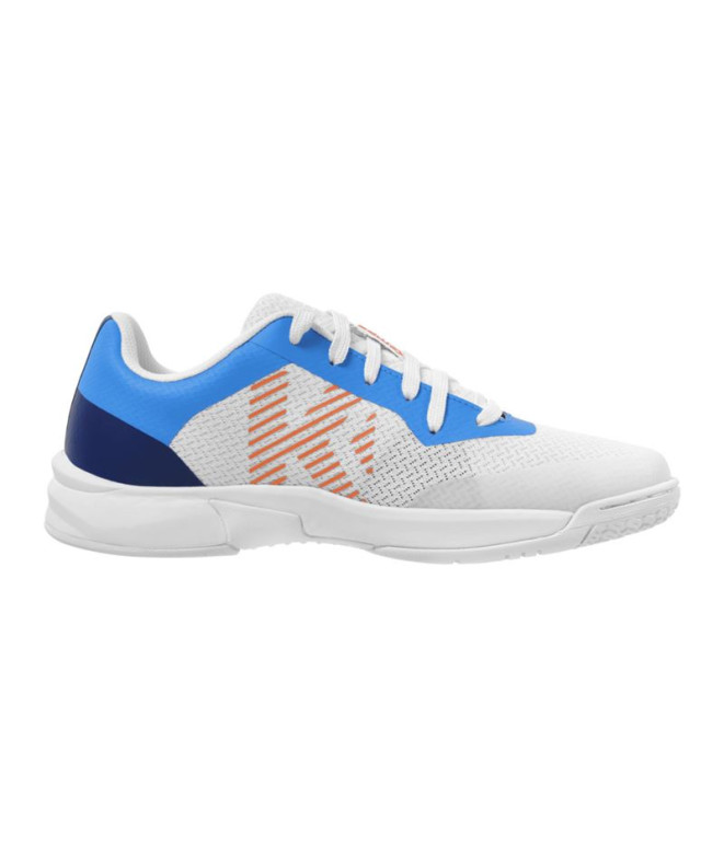 Sapatilhas de Andebol Kempa Kourtfly Three azul/branco Mulher