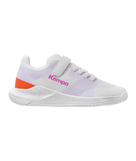 Sapatilhas de Andebol Kempa Kourtfly Infantil branco/morado