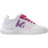 Sapatilhas de Andebol Kempa Kourtfly Infantil branco/ciano/morado