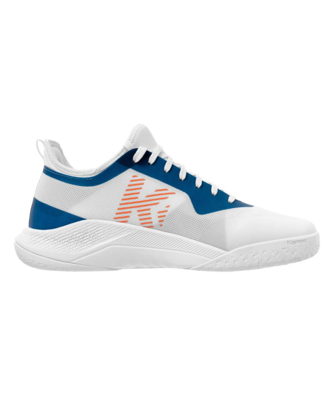 Chaussures de Handball Kempa Kourtfly Enfant blanc/bleu