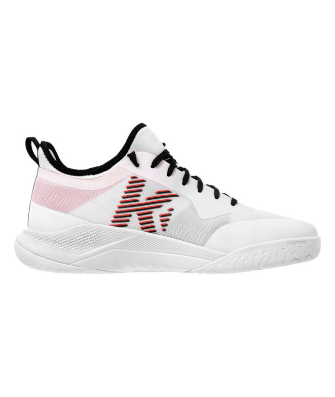 Chaussures de Handball Kempa Kourtfly Enfant blanc/rouge/noir