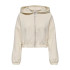 Veste Only Onlscarlett Ls Elastic Zip Hood Swt Noos Femme Birch