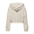 Veste Only Onlscarlett Ls Elastic Zip Hood Swt Noos Femme Birch