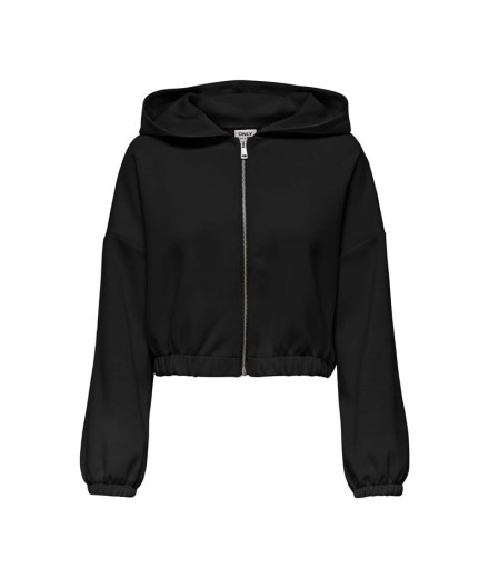 Veste Only Onlscarlett Ls Elastic Zip Hood Swt Noos Femme...