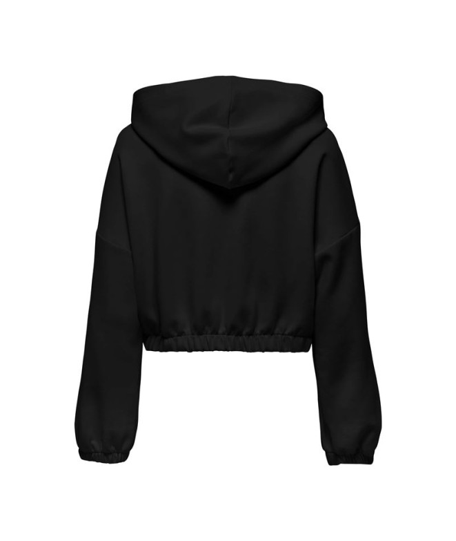 Casaco Only Onlscarlett Ls Elastic Zip Hood Swt...