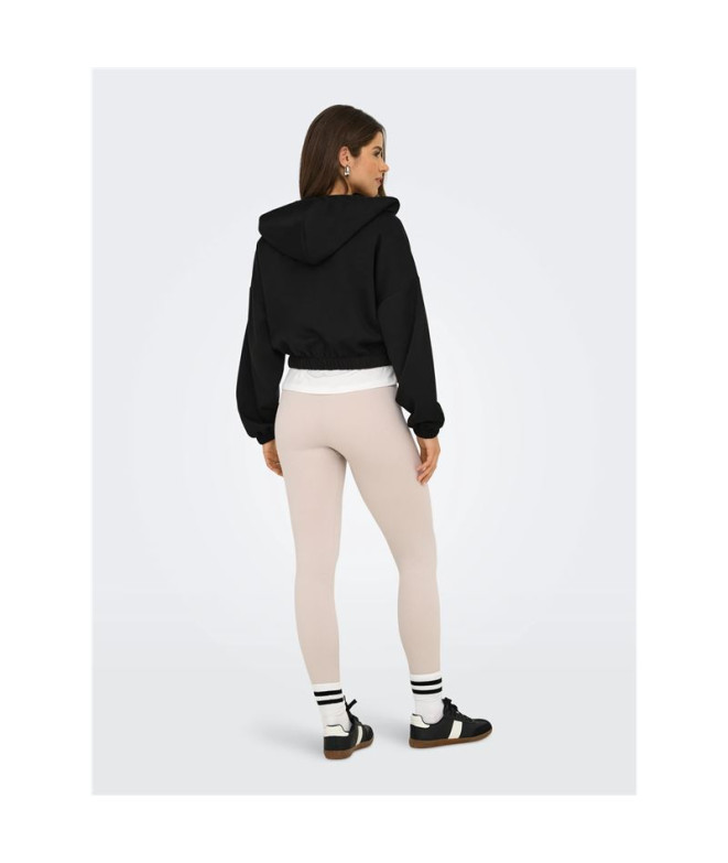 Veste Only Onlscarlett Ls Elastic Zip Hood Swt...