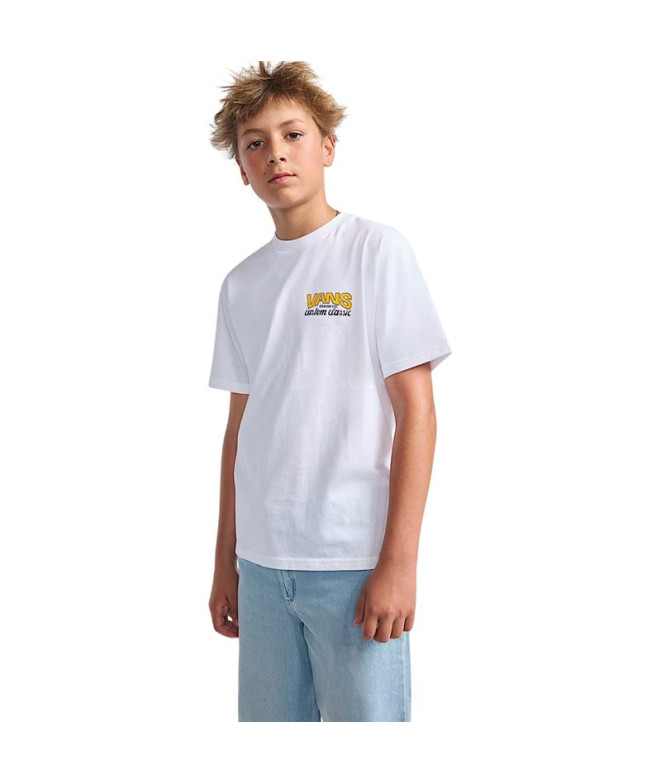 T-shirt Vans Boutique Front Ss Enfant Blanc