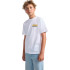 Camiseta Vans Shop Front Ss Menino Branco