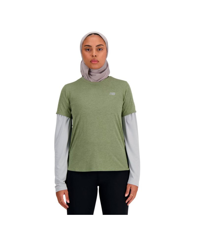 Camiseta New Balance Athletics Mulher