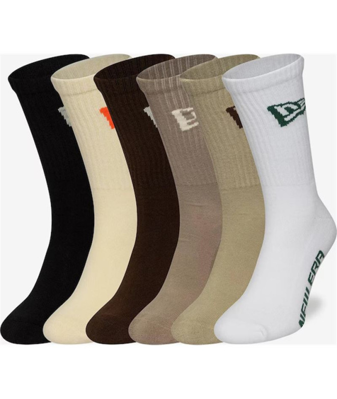 Chaussettes New Era Ne Flag Crew Pack