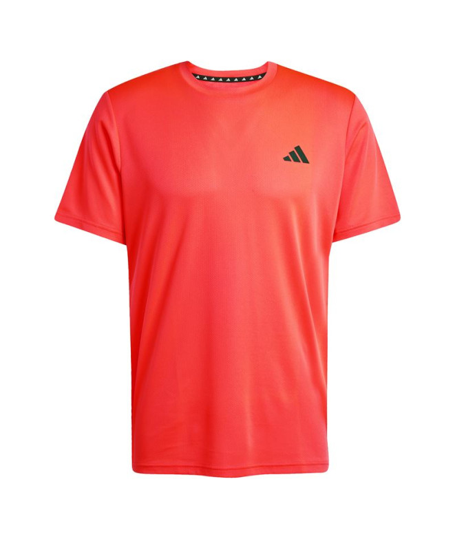 Camiseta de Fitness adidas Tr-Es Base Hombre Rubpur/Negro
