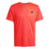 Camiseta de Fitness adidas Tr-Es Base Hombre Rubpur/Negro