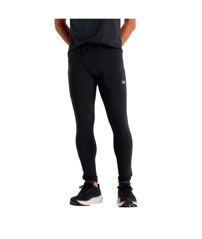 Calça de Running New Balance Nb Sleek Tight Black Homem