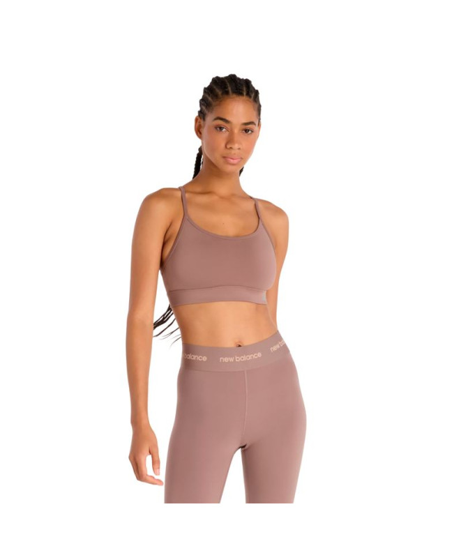 Sutiã esportivo de Fitness New Balance Nb Essential Yoga Bra Eas Mulher