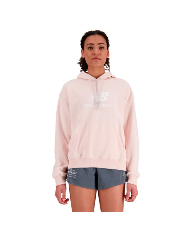 Moletom New Balance Sport Essentials French Terry Logo Mulher Ouk