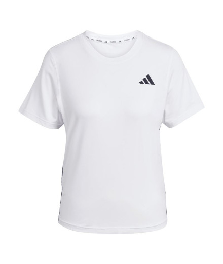 Camiseta de Fitness adidas We 3 Bandas Crew Mulher... Camiseta de Fitness adidas We 3 Bandas Crew Mulher...
