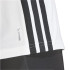 Camiseta de Fitness adidas We 3 Bandas Crew Mulher Branco/Preto