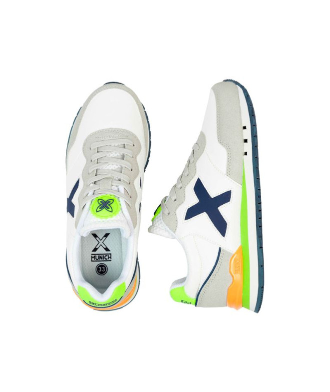 Chaussures Munich Dash Kid 165 Enfant Blanc