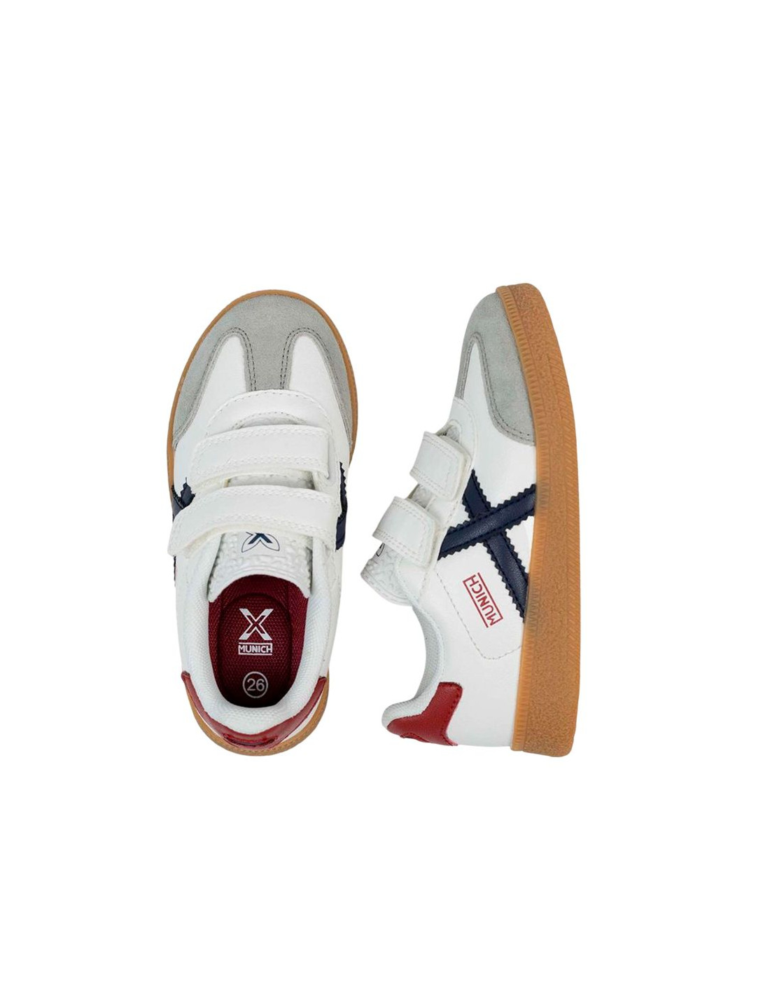 MUNICH BARRU ROJO CORDONES HOMBRE