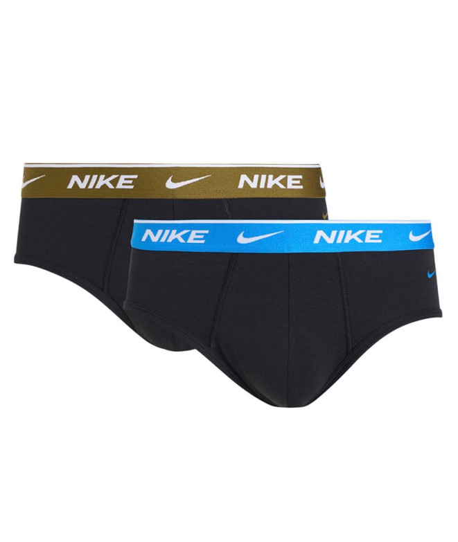 Slip Nike Brief 2Pk Homme Noir