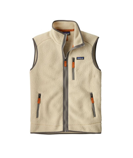 Gilet Patagonia Retro Pile Vest Homme Beige