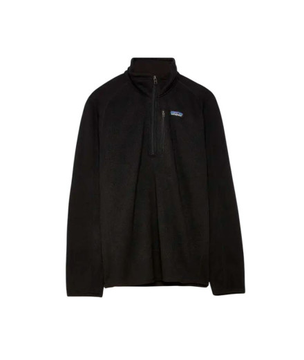 Sudadera Patagonia Better Sweater 1/4 Zip Hombre Negro