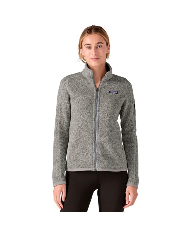 Casaco Patagonia Better Sweater Jkt Mulher Cinza