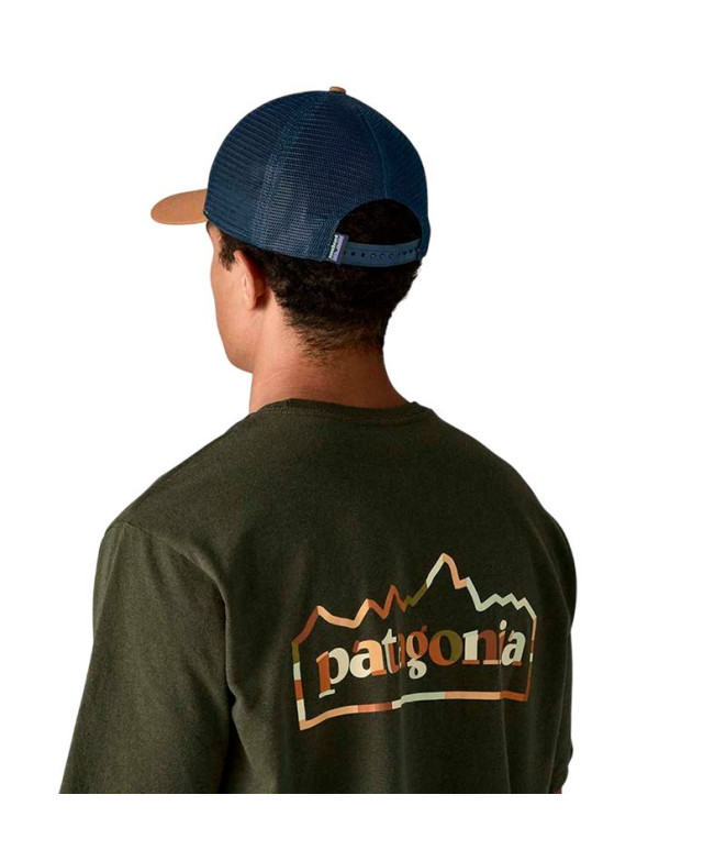 Boné Patagonia P-6 Logo LoPro Trucker Hat Ouro