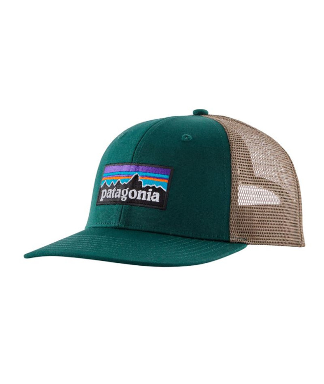 Casquette Patagonia P-6 Logo Trucker Hat Unisexe Cascade Verte