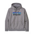 Moletom Patagonia P-6 Logo Uprisal Hoody Homem Cinza