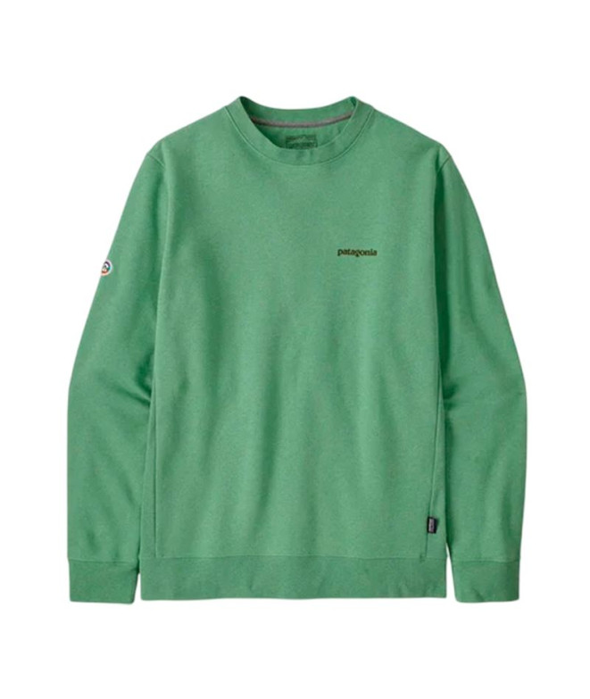 Moletom Patagonia Fitz Roy Icon Uprisal Crew Unissex Ellwood Verde