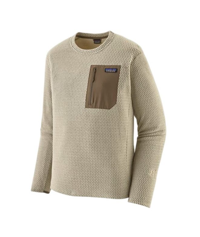 Sweat Patagonia R1 Air Crew Homme Pelican