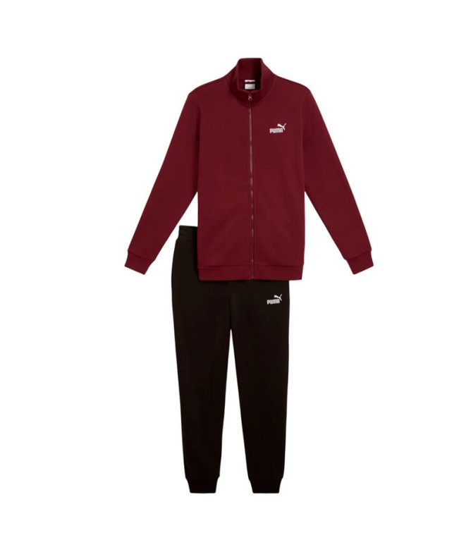 Fato de treino Puma Essentials Sweat Suit Fleece Homem Vinho