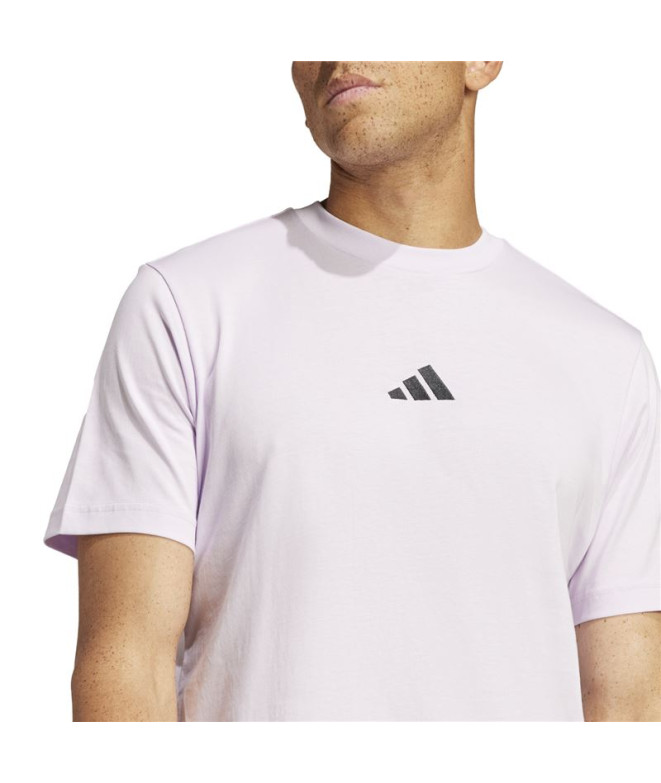 Camiseta adidas Sl Sj Homem Lila/Preto