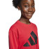 Calça adidas Bl French Terry Jog 240 Infantil Rubpur/Negro