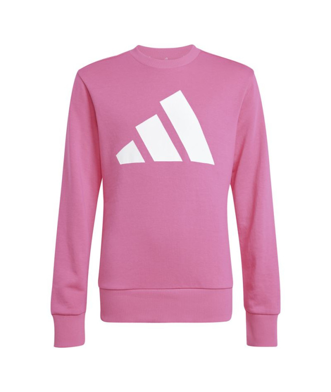 Sudadera adidas Jg Bl Ft Swt Niña Rosa / Blanco