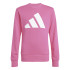 Moletom adidas Jg Bl Ft Swt Menina Rosa / Branco